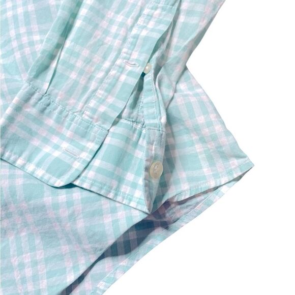 LACOSTE Long Sleeve Button Down Plaid Shirt Size XL - Picture 6 of 8